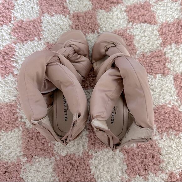 Kelsi Dagger Brooklyn Maddox Knotted Satin Heels-7 - Picture 5 of 13